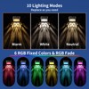 Tadyreal Solar Fence Lights Outdoor Waterproof IP65, 10 Lighting Modes