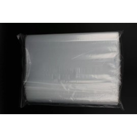 FLIPIFY 10x13 Clear 2 Mil Zipper Bags Poly Plastic Reclosable Seal Food Storage Baggie  - 50 Bags