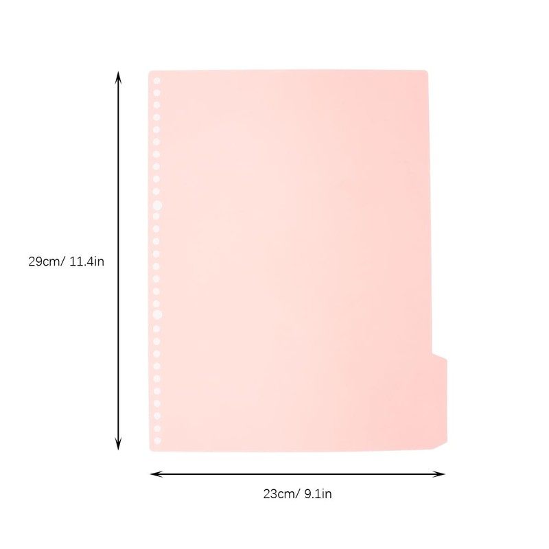 Index Sheet Divider Card Sheet a4 30 Holes Divider Labels
