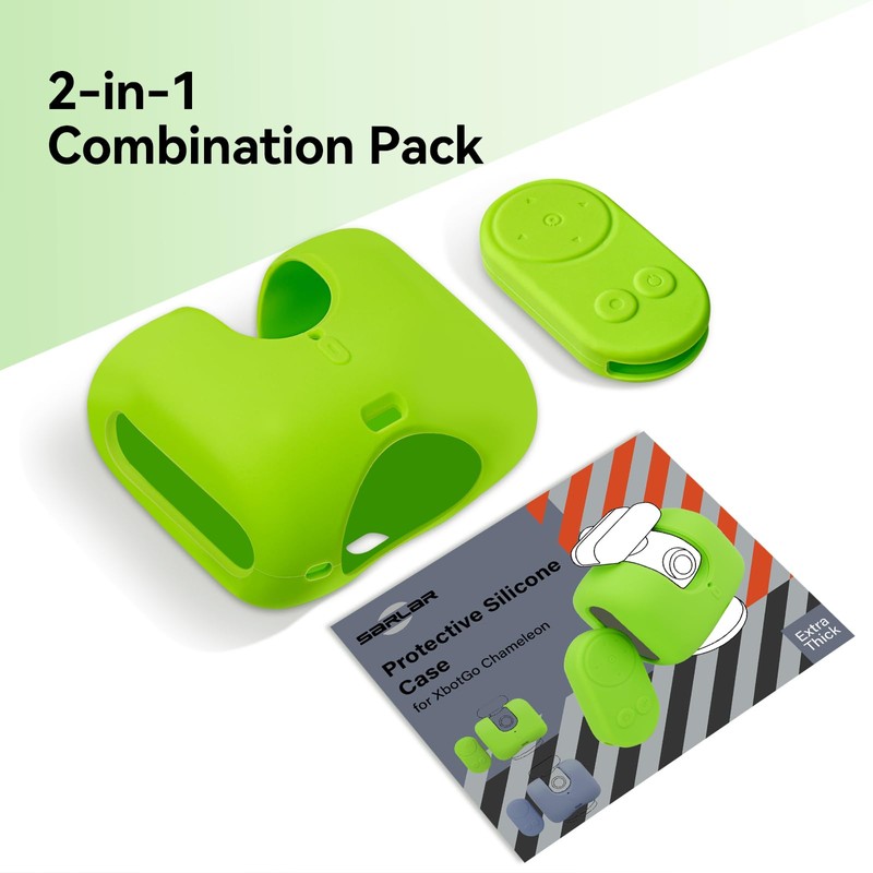 SARLAR 2 Pack Silicone Case Cover for XbotGo Chameleon AI