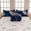 Megamayga Kids Space Comforter Set Twin Size - 6 Pieces
