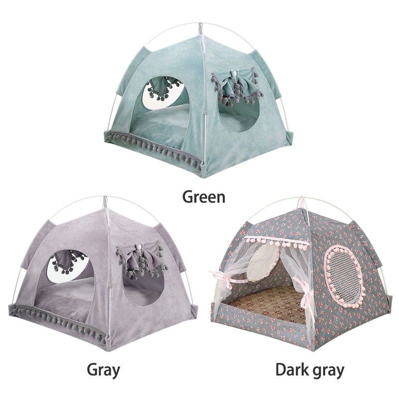 Summer Cat Litter Spring Summer Cat Small Dog Tent Four