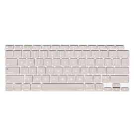 MOSISO Keyboard Cover Compatible with MacBook Air 13 inch 2022 2021 2020 Release A2337 M1 A2179 Retina Display with Touch ID Backlit Magic Keyboard, Waterproof Protective Silicone Skin, Rock Gray