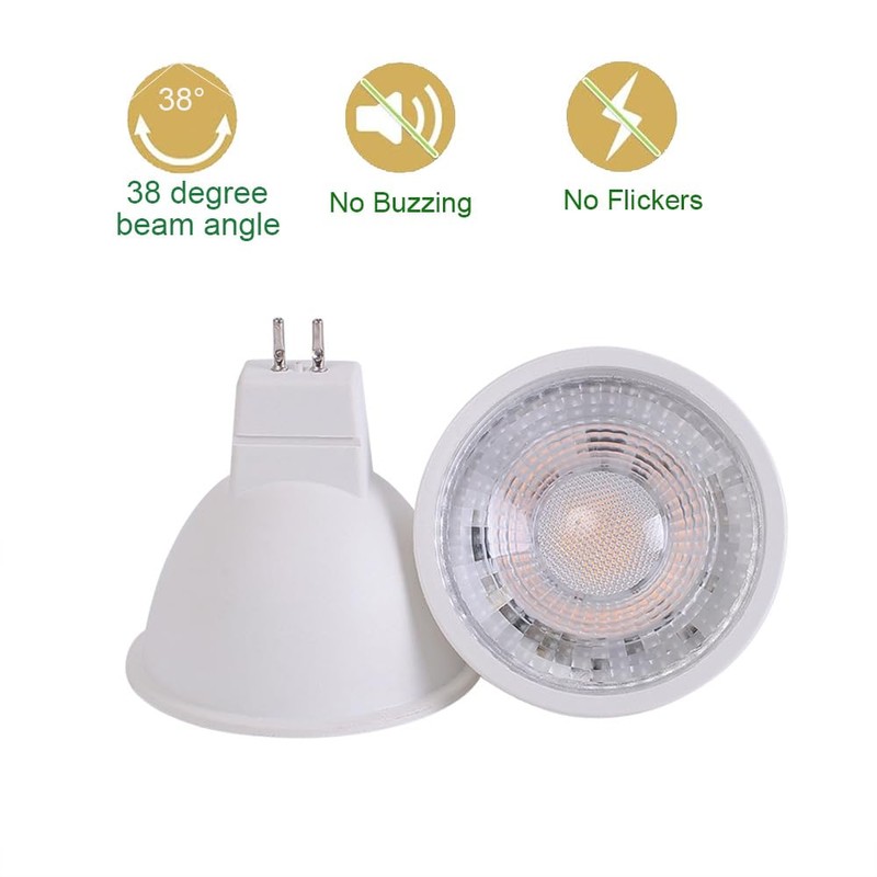 CIKAMIO mr16 led Bulb dimmable 120v 110V 5W 2700K Warm