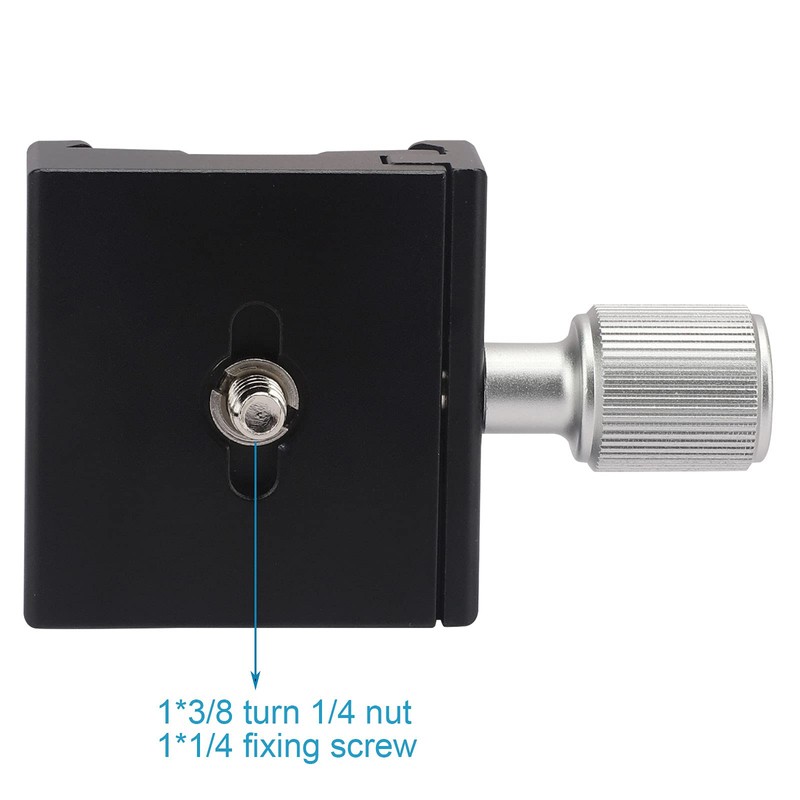 50mm Quick Release Plate QR Clamp with 1/4" Screw Fits