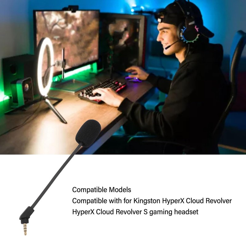 Detachable Microphone Arm for Kingston HyperX Cloud Revolver HyperX Cloud