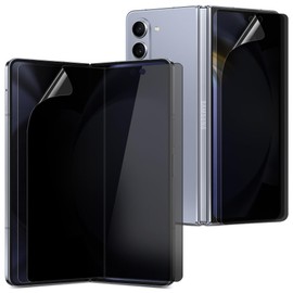 [Set of 2 + 2] DIACUBE Galaxy Z Fold 5 5G Peeping Prevention Film, 2 for LCD and 2 Front Screens, [Privacy Protection] [High Touch Sensitivity] [Self-Healing Function] [High Transmittance] [Easy