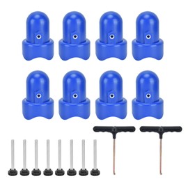 Trampoline Enclosure Pole Cap with Screw Thumb THook Spring Pull Tool Accessory