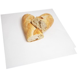 MADE IN USA 1,000 Sheets of Grease-Resistant Food Grade Waxed Kraft Deli Tissue Paper, 12" X 12" (White)