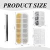 3 Boxes Nail Art Jewellery Set and 1 Magnetic Pen,