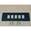 StreetRays [SR] V2 Center Dash Console Plate Panel 5x Rocker