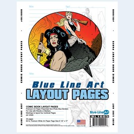 Blue Line Pro Comic Book Layout 35 Count Pack