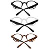 Success Eyewear Reading Glasses 3 Pair Spring Hinge Professer Readers