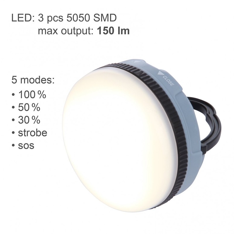 10T MCL 150 - Small Camping Lamp with 150 Lumens