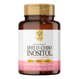 Inositol Puro Myo Inositol Y D-chiro 60 Caps Neosci® Sabor Sin Sabor