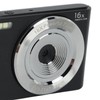 Digital Zoom Camera with 16x Powerful Zoom, 4K 44MP Full