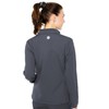 Med Couture Activate Women's Performance Fleece Scrub Jacket Pewter XL