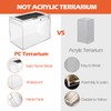 AZV Reptile Terrarium Enclosure, 19.5" x 9.4"x 10.5" Reptile Tank