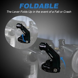 xitomer Fit for CB650F NC750S CNC Motorcycle Adjustable Brake Clutch Levers, Fit for CB650F CBR650F 2014-2018, CB650R 2019-2023, Foldable Extendable Motorcycle Handle Levers (Black)