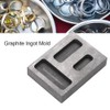 Graphite Crucible Ingot Torch Melting Casting Refining Scrap Bar Combo