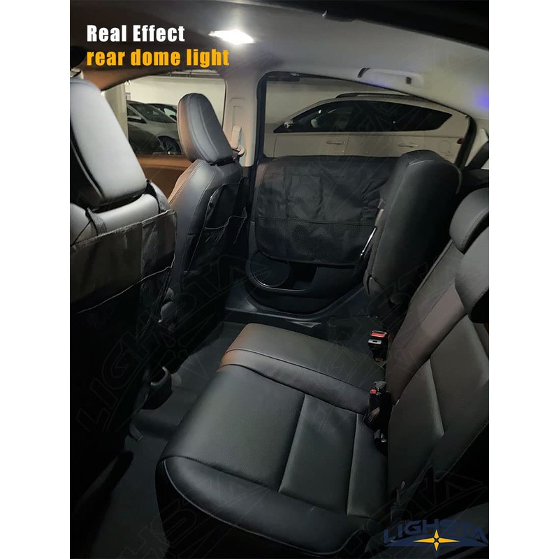 LIGHSTA 12PCS Super Bright White LED Interior Light Kit Package