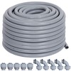 Neorexon Liquid-Tight Conduit 50 ft and 10 Pieces of Connector