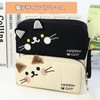 Pen Case, Cute Cat Design Pen Pouch, Triple Layer Structure,
