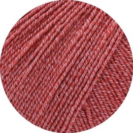 LANA GROSSA Meilenweit Cotton Bamboo | 4-fädiger Bambus-Sockenklassiker, waschmaschinenfest | Handstrickgarn aus 40% Baumwolle, 25% Schurwolle, Viskose | 100g Wolle zum Stricken & Häkeln | 420m Garn