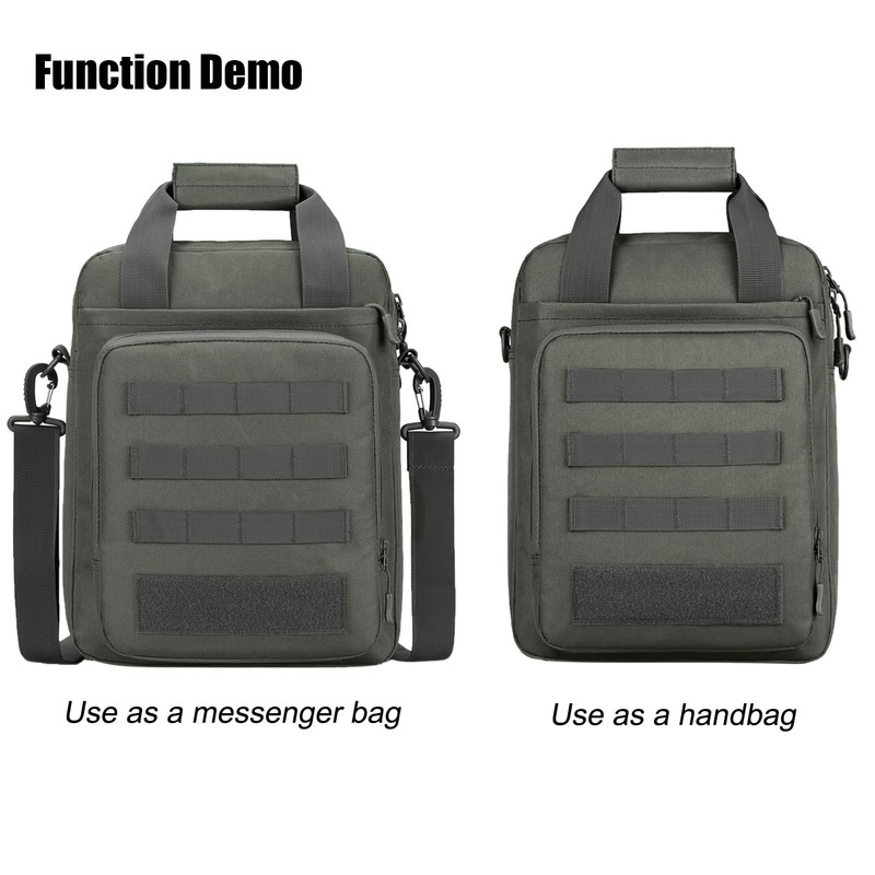 ZHIERNA Tactical Messenger Bag, Tactical Briefcase for Men Tactical Laptop