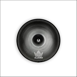 ULUOBO cymbal for Practice (Black, 14 inch)