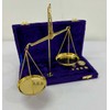 Old Traditional Goldsmith Weight Justice showpiece Brass Weighing Scale Balance