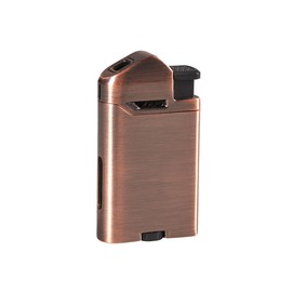 LIGHTERUSA Vertigo Attache 2 Soft Flame Lighter (Brushed Copper)