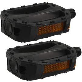 Kisangel Pedals Children's Bicycle Replacement Parts Children's Bicycle Pedals - Lightweight Plastic Replacement Pedals for Children Universal Fit for Road and Off-Road Drives