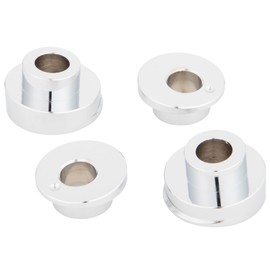 Kijima HD-040312 Color Angle Riser, Compatible with OEM 56161-83A, 2 Pieces, Chrome Plated, Compatible with Touring Models ('84-) Softail Models ('18-)