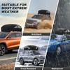 Sailnovo Rooftop Cargo Carrier, 20 Cubic Feet Waterproof Vehicle Soft-Shell