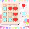 Zzbakress Funny Valentine's Day Board Game Wooden Travel Games Valentine's