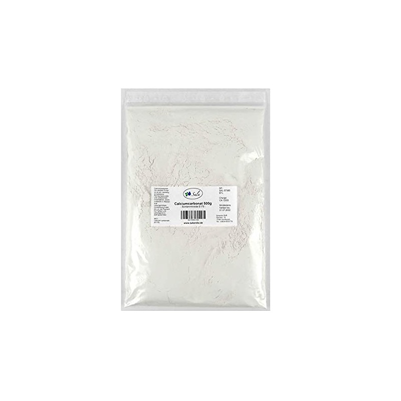 Sala Calcium Carbonate Chalk E 170 CaCO3 500 g Bag