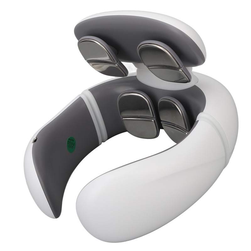 USB Intelligent Neck Massager 6 Modes Kneading Hot Compress TENS