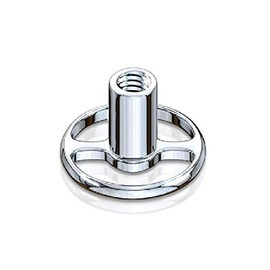 Pierced Owl G23 Titanium Round Base Dermal Anchor (2mm Rise Length)