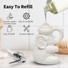 Amaauto Elephant Soap Dispenser, Refillable Liquid Soap Dispenser for Bathroom