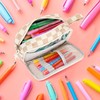 LOIDOU Girls Pencil Case Large Cute Stationery Pouch Pencil Bag