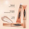 GECOMO Liquid Highlight Blush Eyeshadow Multifunctional Makeup Stick with Sponge