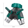 Hose distributor, two-way heavy-duty, garden hose distributor, faucet distributor, outdoor