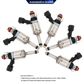 Automotive-leader - 6 inyectores de combustible BL3Z-9F593-A FJ1138 motor de disco de 6 agujeros para 15-17 Expedition 2016 LOBO para 2015-2019 Transit 150 250 350 para Lincoln 2015-2017 Navigator