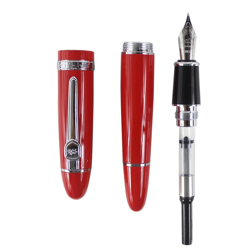 Abcsea Expert Deluxe Fountain Pen with Pen Pouch, Big Barrel