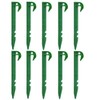 Wifehelper 10Pcs Ground Garden Weed Barrier Fabric Shading Net Stake
