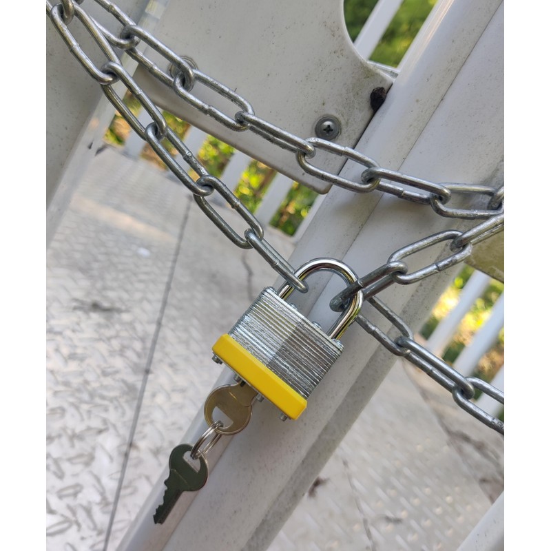 XanHen Keyed Alike Laminated Steel Padlocks with Normal Shackle for