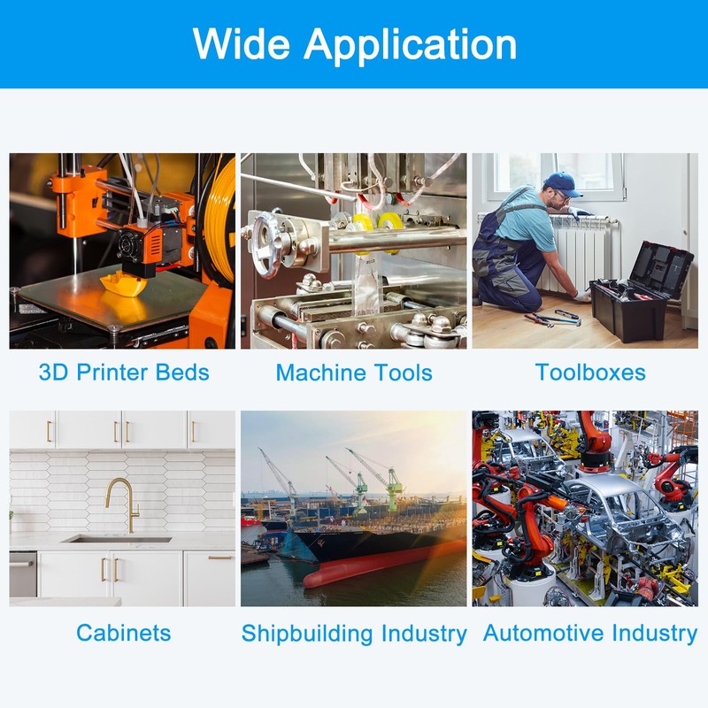 sourcing map Knurled Thumb Nuts, 6Pcs M10 Carbon Steel Nut