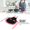Bowknot Apron Multifunctional Cooking OilProof Waterproof Antifouling Apron for Kitchen(Black