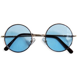 Quintetto Fashion Sunglasses, Round Frame, Color Lenses, Lloyd Round Lenses, Men's and Women's, Includes Original Case, Free size